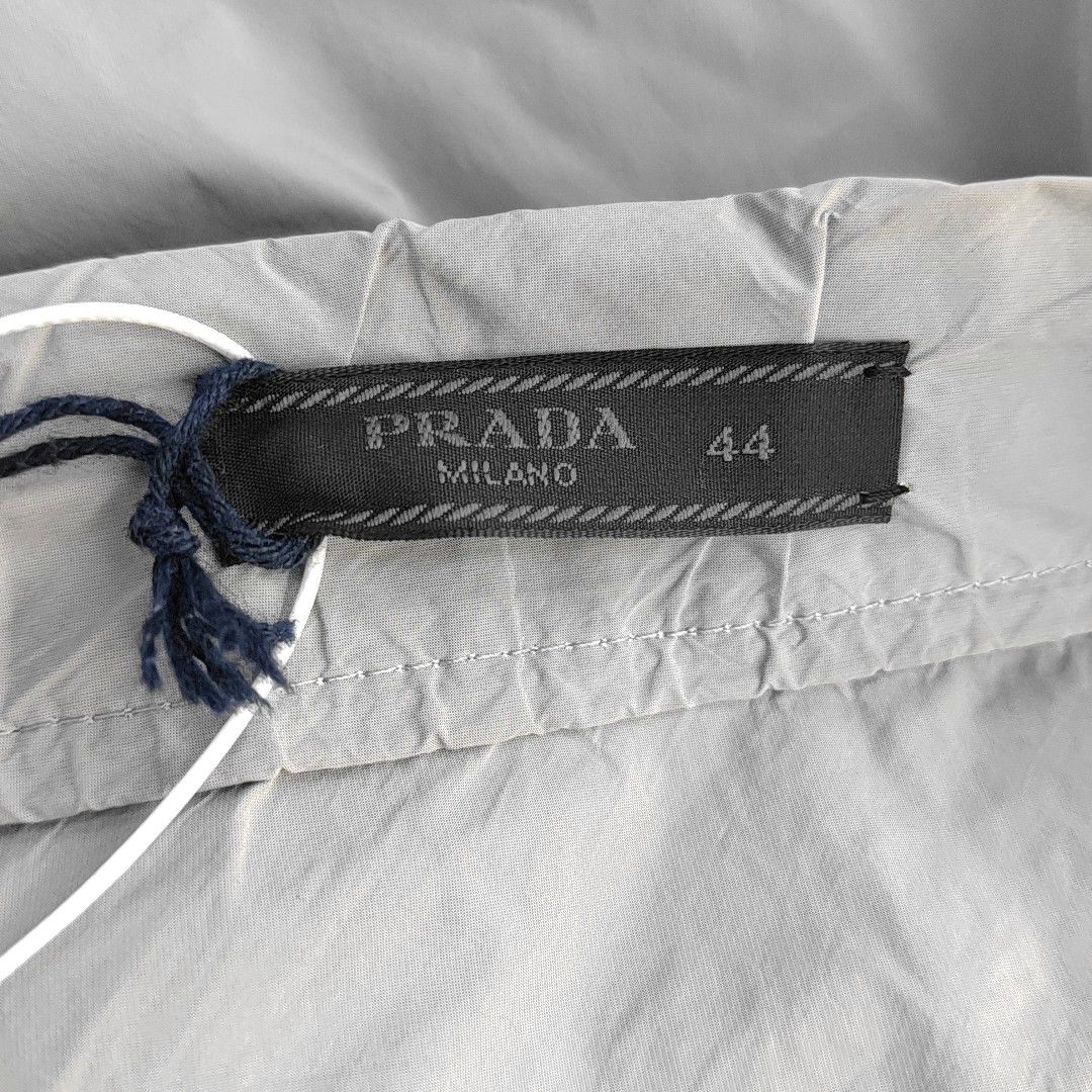 Prada Prada Gray Logo Cuff Technical Casual Pants US 28 Size US 28 / EU 44 - 6 Thumbnail
