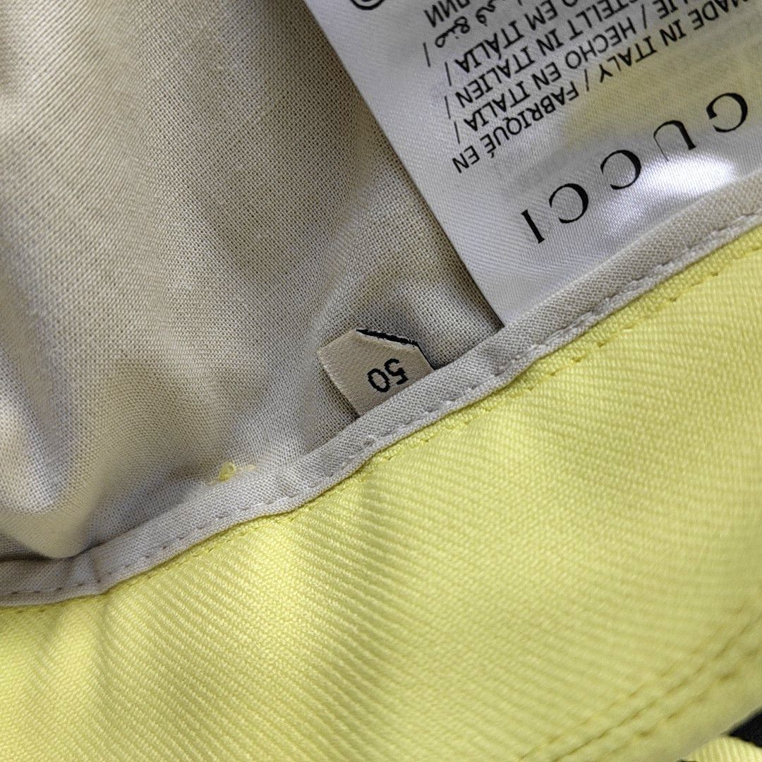 Gucci Gucci Yellow Side Stripe Shorts Size 50 Size US 34 / EU 50 - 6 Thumbnail