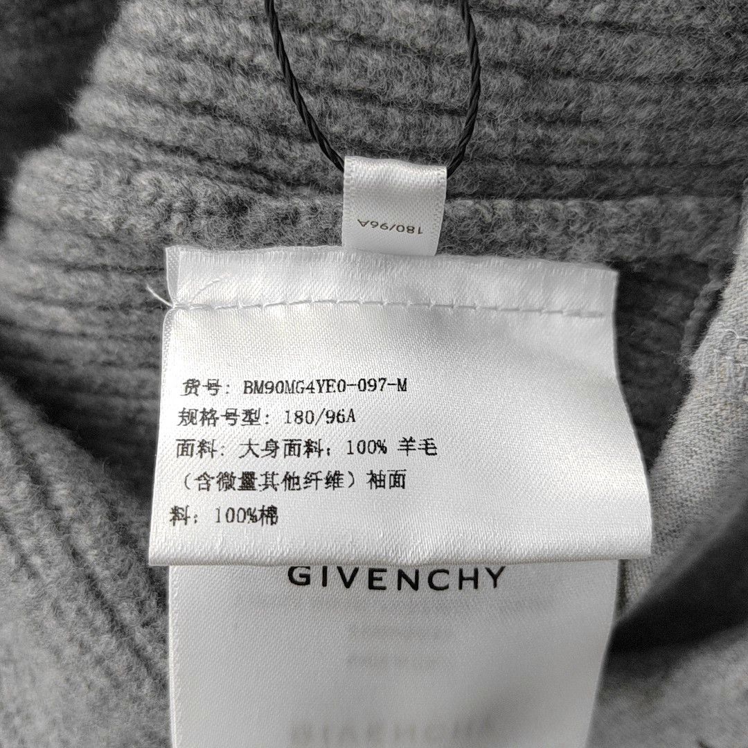 Givenchy Givenchy Ribbed Layered Wool Sweater Size M Size US M / EU 48-50 / 2 - 4 Thumbnail