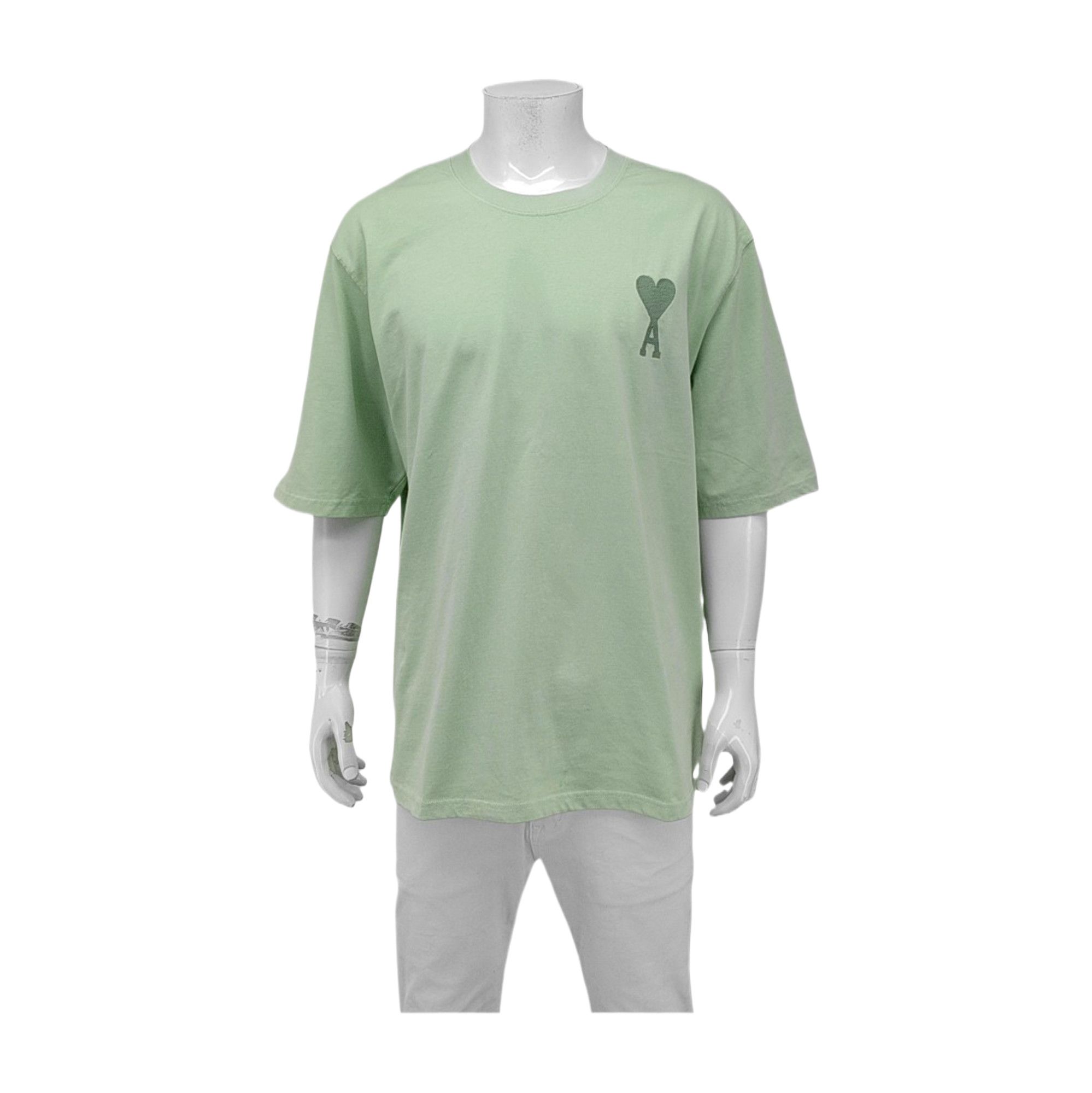 AMI AMI Green Heart Logo T-Shirt XXL Size US XXL / EU 58 / 5 - 2 Thumbnail