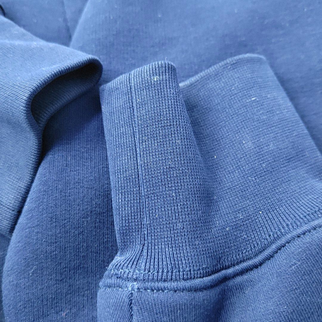 AMI AMI Navy Cotton Half-Zip Sweatshirt M Size US M / EU 48-50 / 2 - 8 Thumbnail