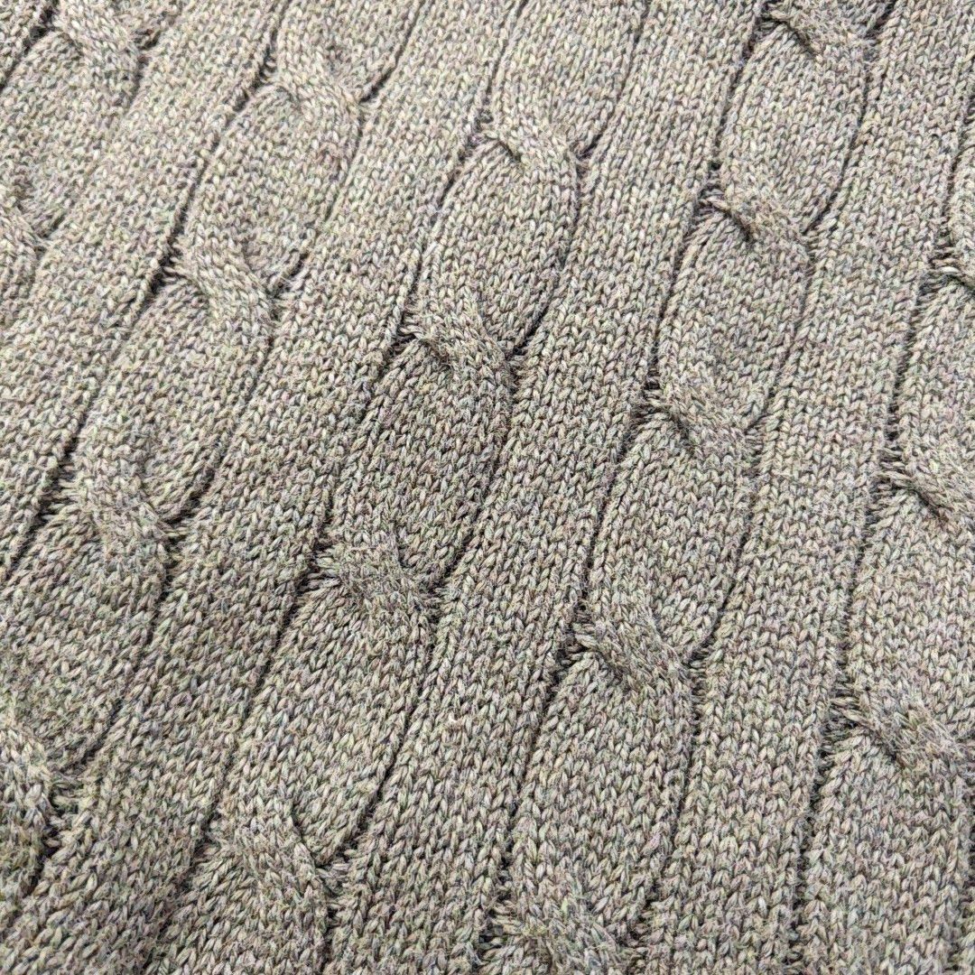 Polo Ralph Lauren Polo Ralph Lauren Cable Knit V-Neck Vest M Size US M / EU 48-50 / 2 - 7 Thumbnail