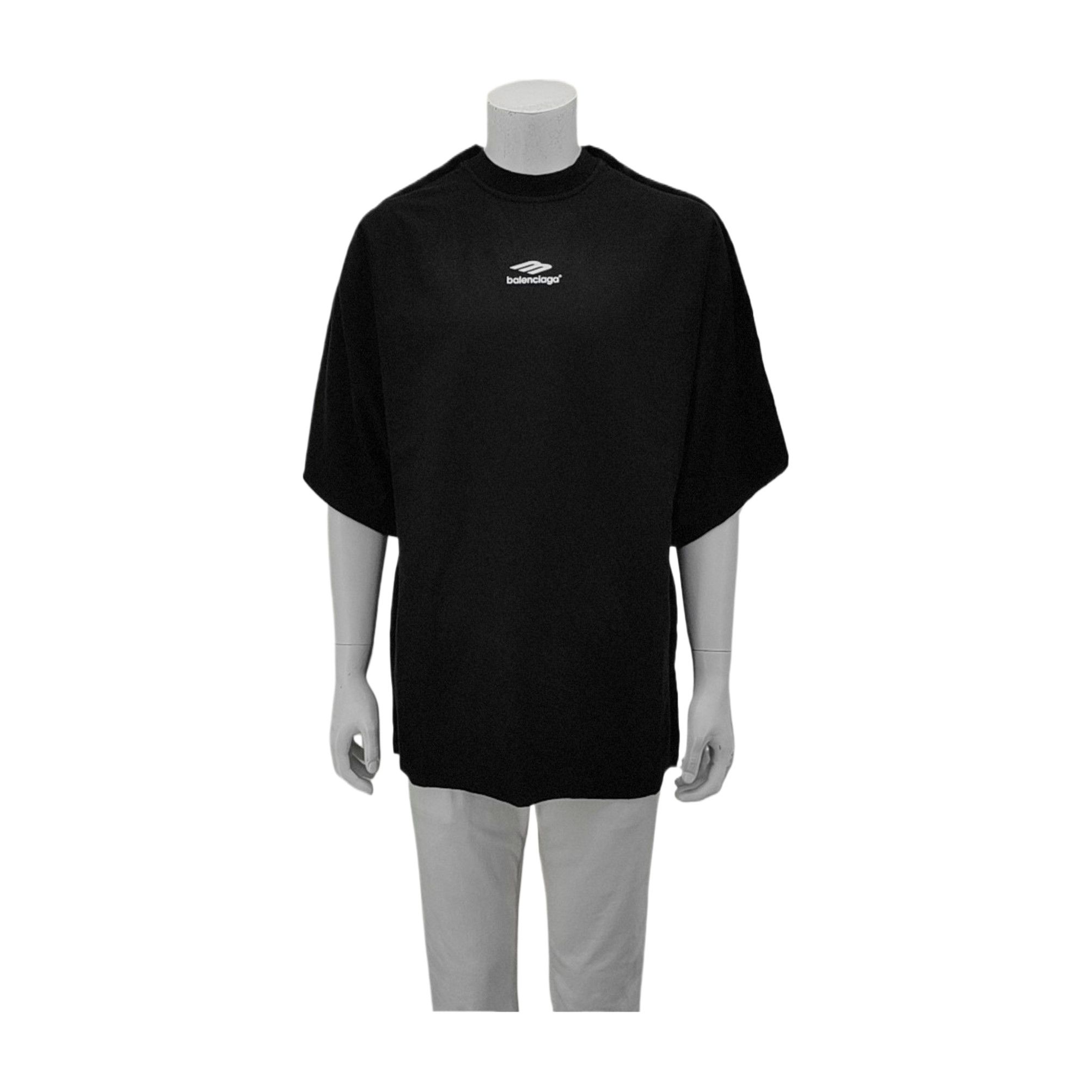 Balenciaga Balenciaga UNIFIT Logo Graphic T-Shirt Black Size 3 Size US L / EU 52-54 / 3 - 2 Thumbnail