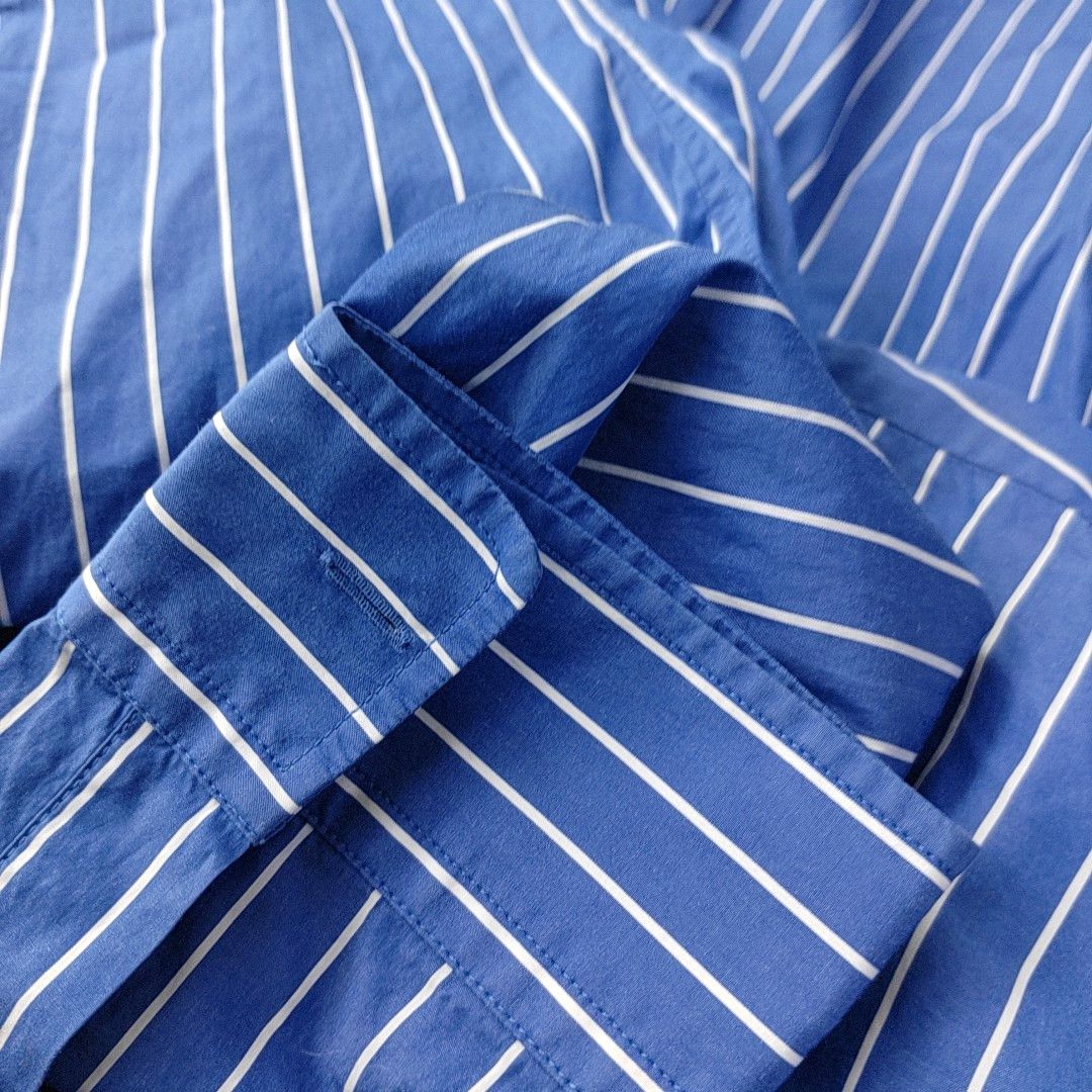 Balenciaga Balenciaga Back Logo Striped Shirt US M Size US M / EU 48-50 / 2 - 7 Thumbnail