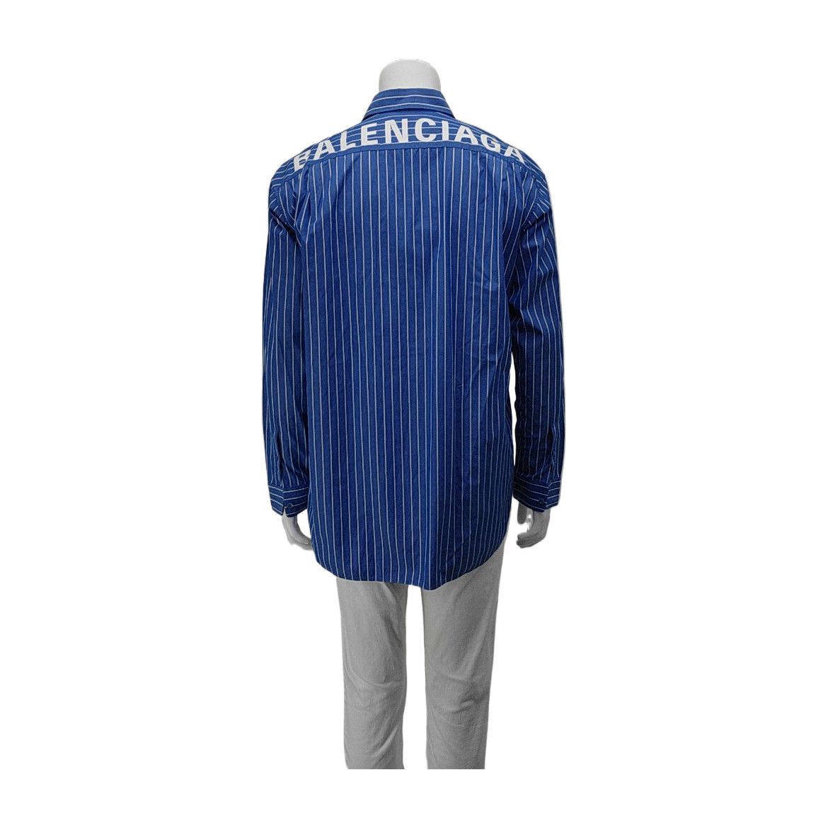 Balenciaga Balenciaga Back Logo Striped Shirt US M Size US M / EU 48-50 / 2 - 3 Thumbnail