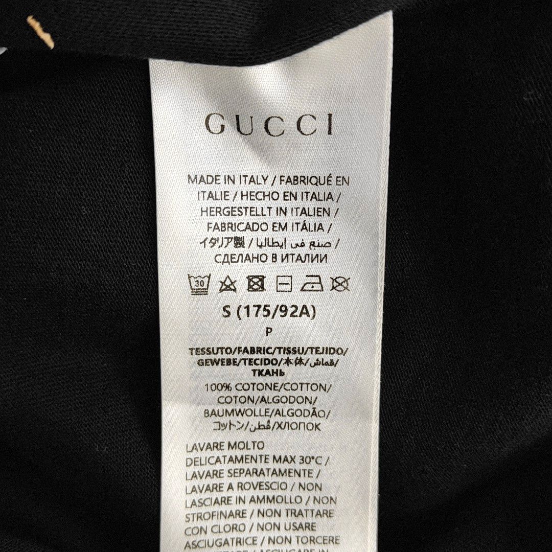 Gucci Gucci Logo Print Cotton T-Shirt Size S Size US S / EU 44-46 / 1 - 5 Thumbnail