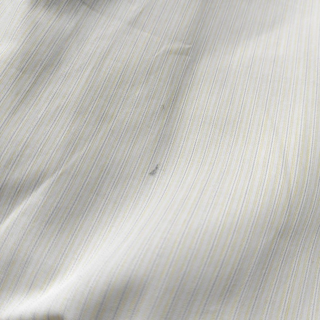 Burberry Burberry Yellow Striped Button Up Shirt 41 Size US L / EU 52-54 / 3 - 5 Thumbnail