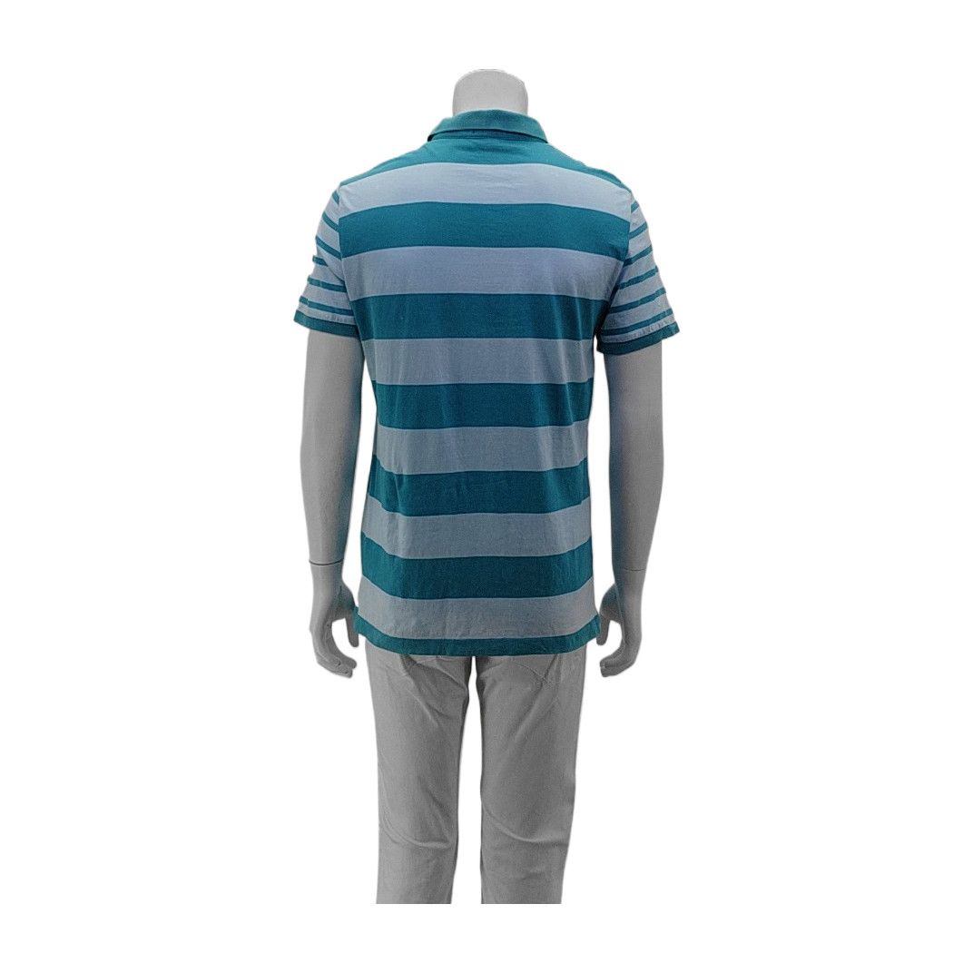 Burberry Burberry Brit Striped Cotton Polo Size L Size US L / EU 52-54 / 3 - 3 Thumbnail