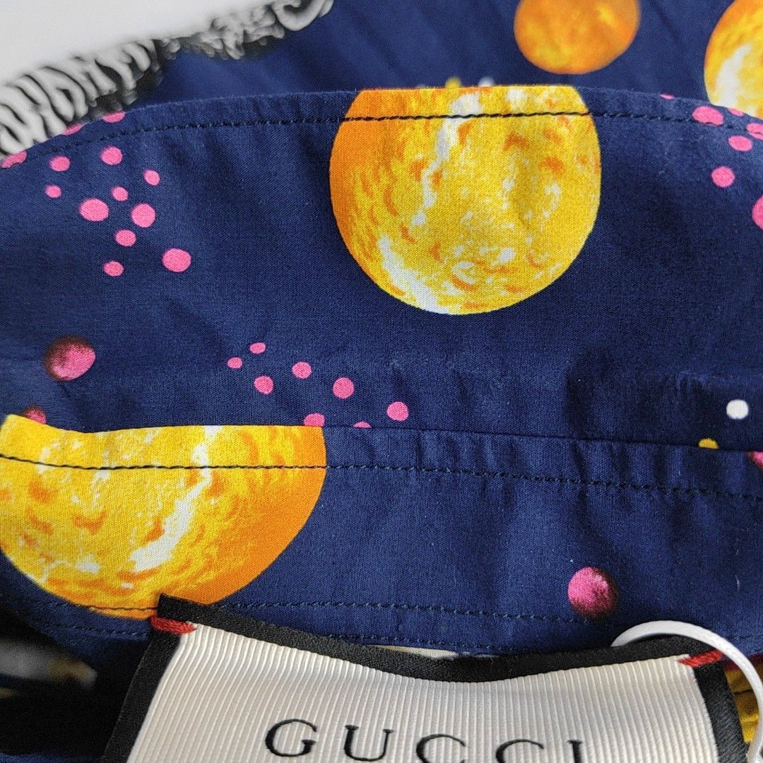 Gucci Gucci Space Animal Print Cotton Shirt Size M Size US XXS / EU 40 - 6 Thumbnail