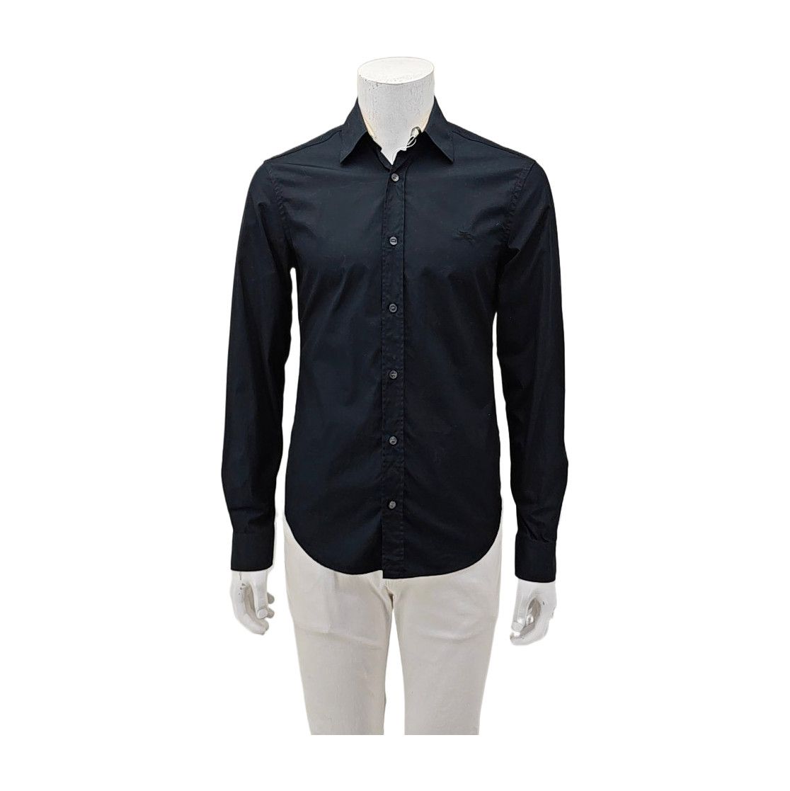 Burberry Burberry Brit Black Cotton Long Sleeve Shirt S Size US S / EU 44-46 / 1 - 2 Thumbnail