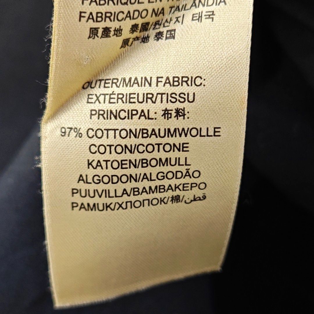 Burberry Burberry Brit Black Cotton Long Sleeve Shirt S Size US S / EU 44-46 / 1 - 4 Thumbnail