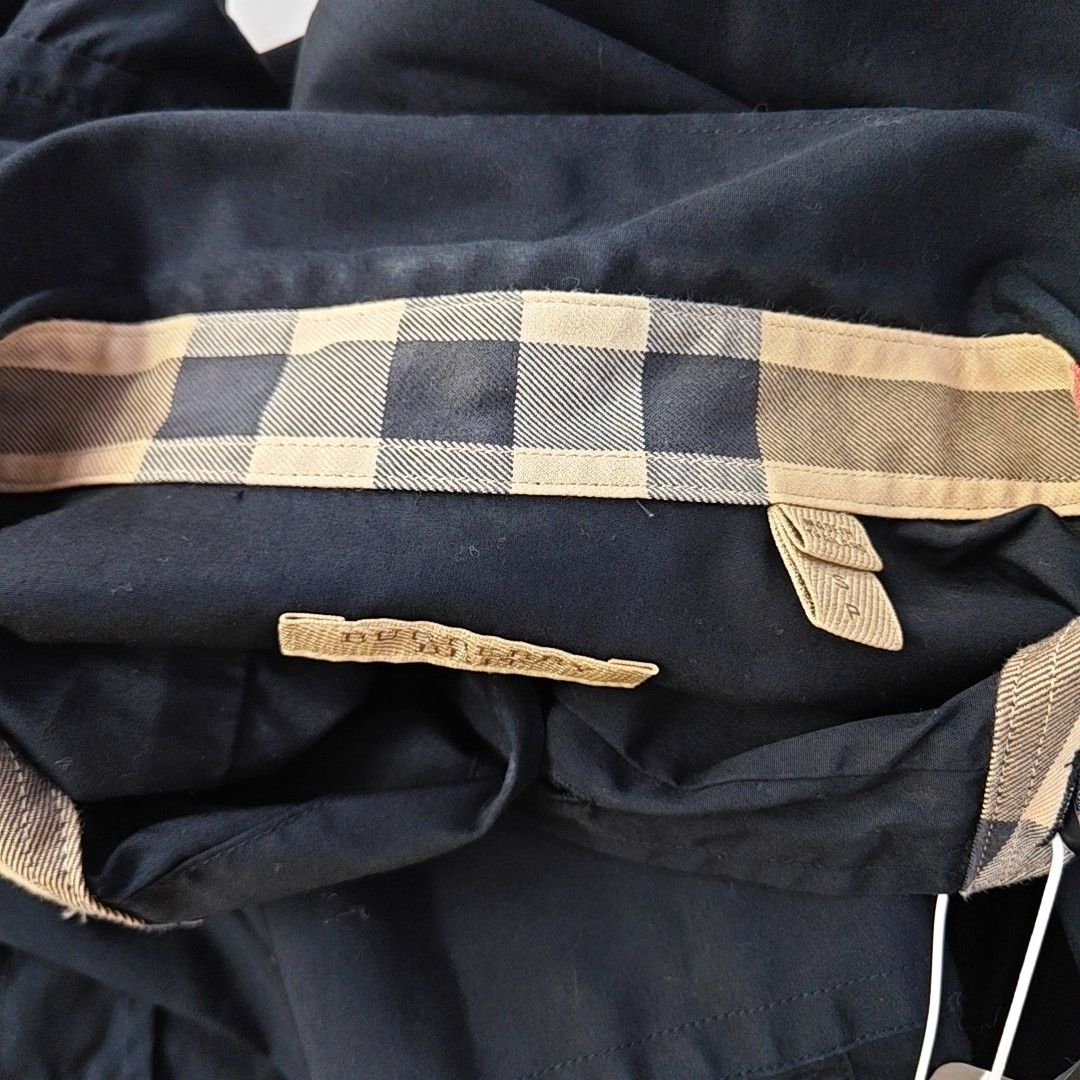 Burberry Burberry Brit Black Cotton Long Sleeve Shirt S Size US S / EU 44-46 / 1 - 6 Thumbnail