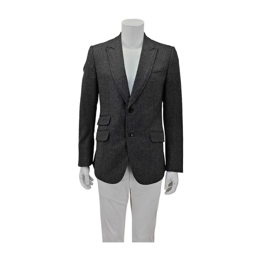 Gucci Gucci Gray Wool Blazer 40R Size 40R - 2 Thumbnail