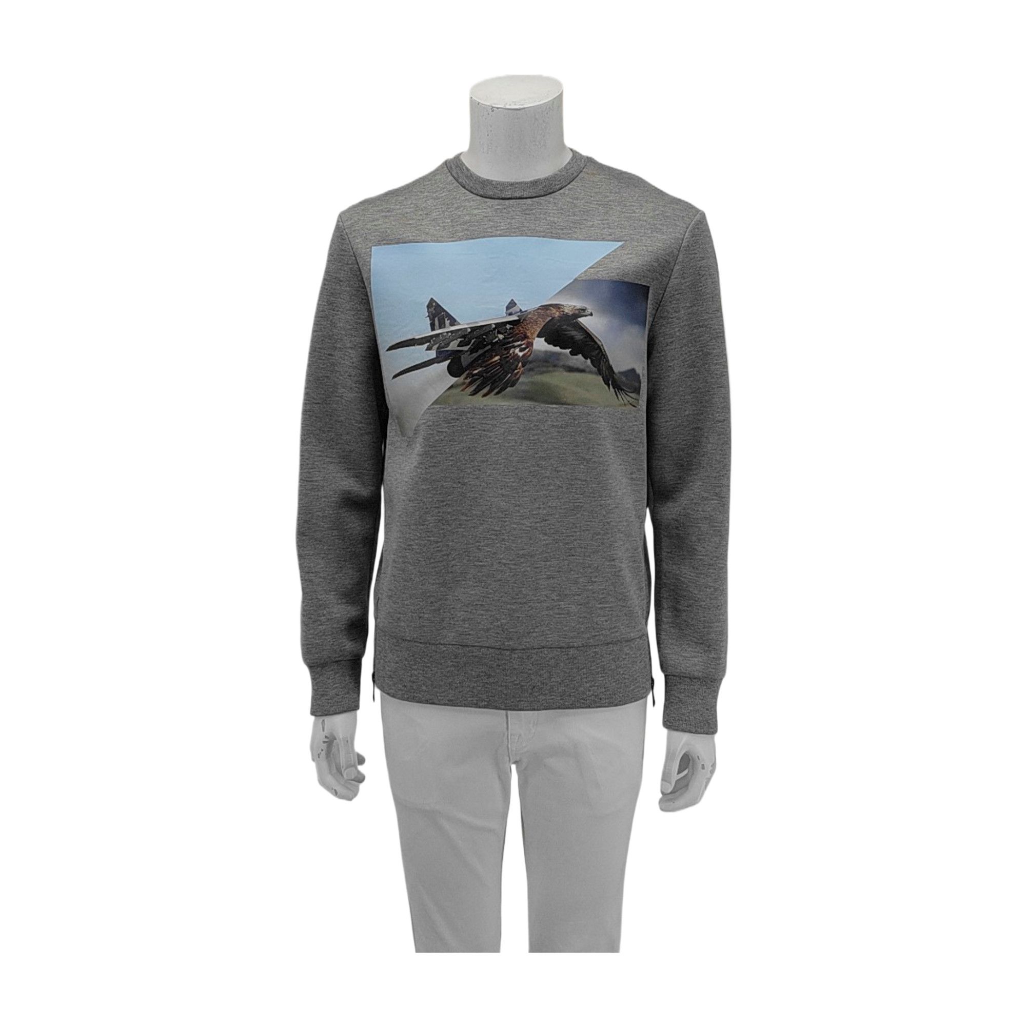 Neil Barrett Neil Barrett Eagle Hybrid Graphic Sweatshirt S Size US S / EU 44-46 / 1 - 2 Thumbnail