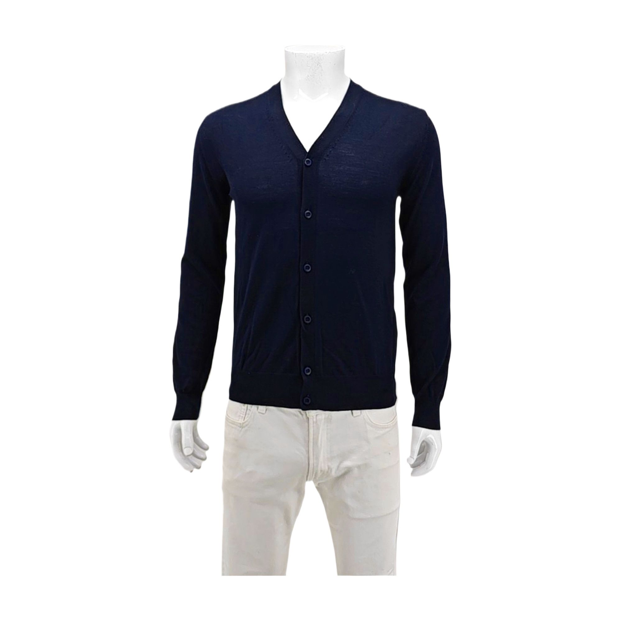 Prada PRADA Wool Knit Button Cardigan Size 48 Size US M / EU 48-50 / 2 - 2 Thumbnail