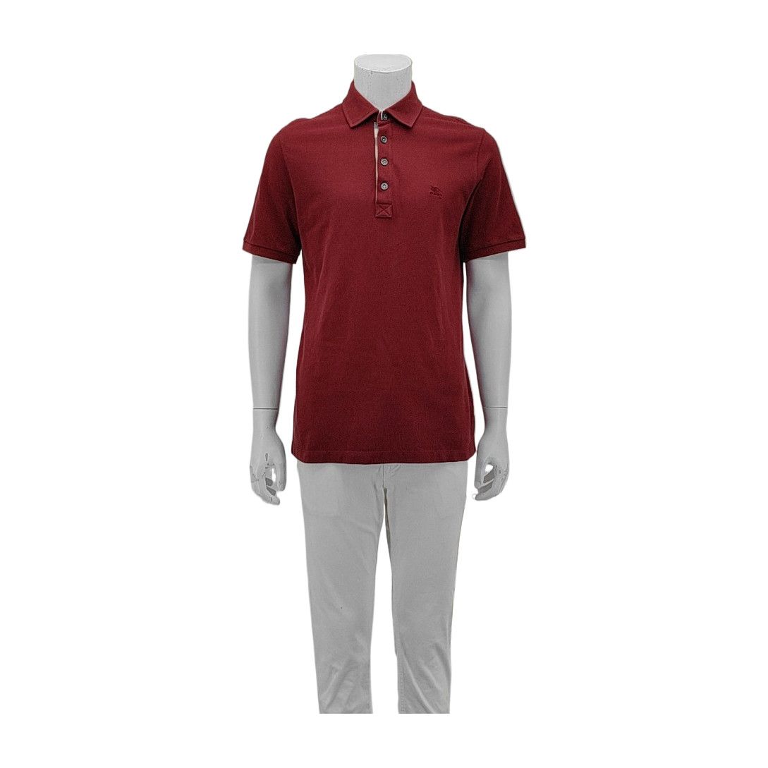 Burberry Burberry Brit Red Cotton Polo Shirt L Size US L / EU 52-54 / 3 - 2 Thumbnail