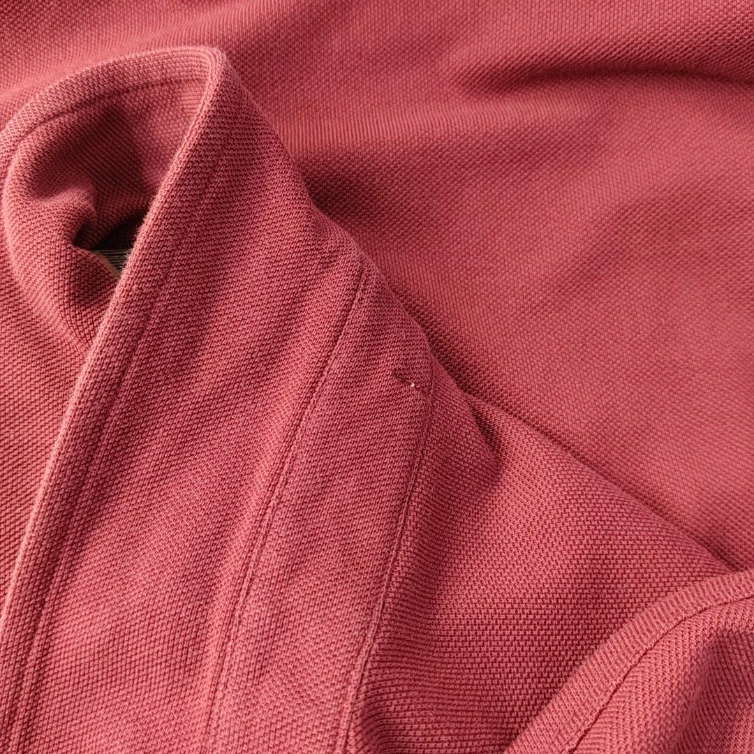 Burberry Burberry Brit Red Cotton Polo Shirt L Size US L / EU 52-54 / 3 - 8 Thumbnail