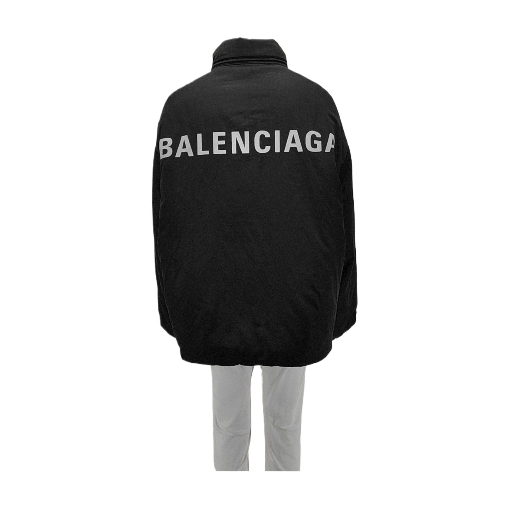 Balenciaga Balenciaga Logo Print Padded Jacket Size 48 Size US M / EU 48-50 / 2 - 3 Thumbnail