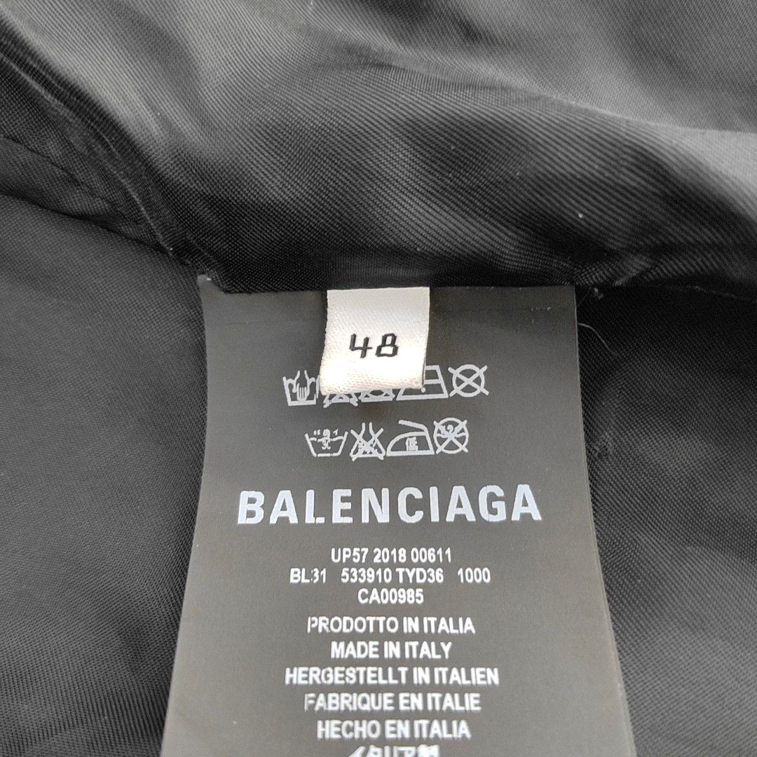 Balenciaga Balenciaga Logo Print Padded Jacket Size 48 Size US M / EU 48-50 / 2 - 5 Thumbnail