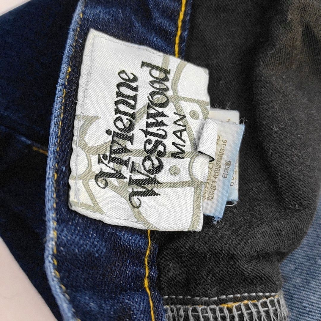 Vivienne Westwood Vivienne Westwood Orb Embroidered Denim Jeans Size 30 Size US 30 / EU 46 - 7 Thumbnail