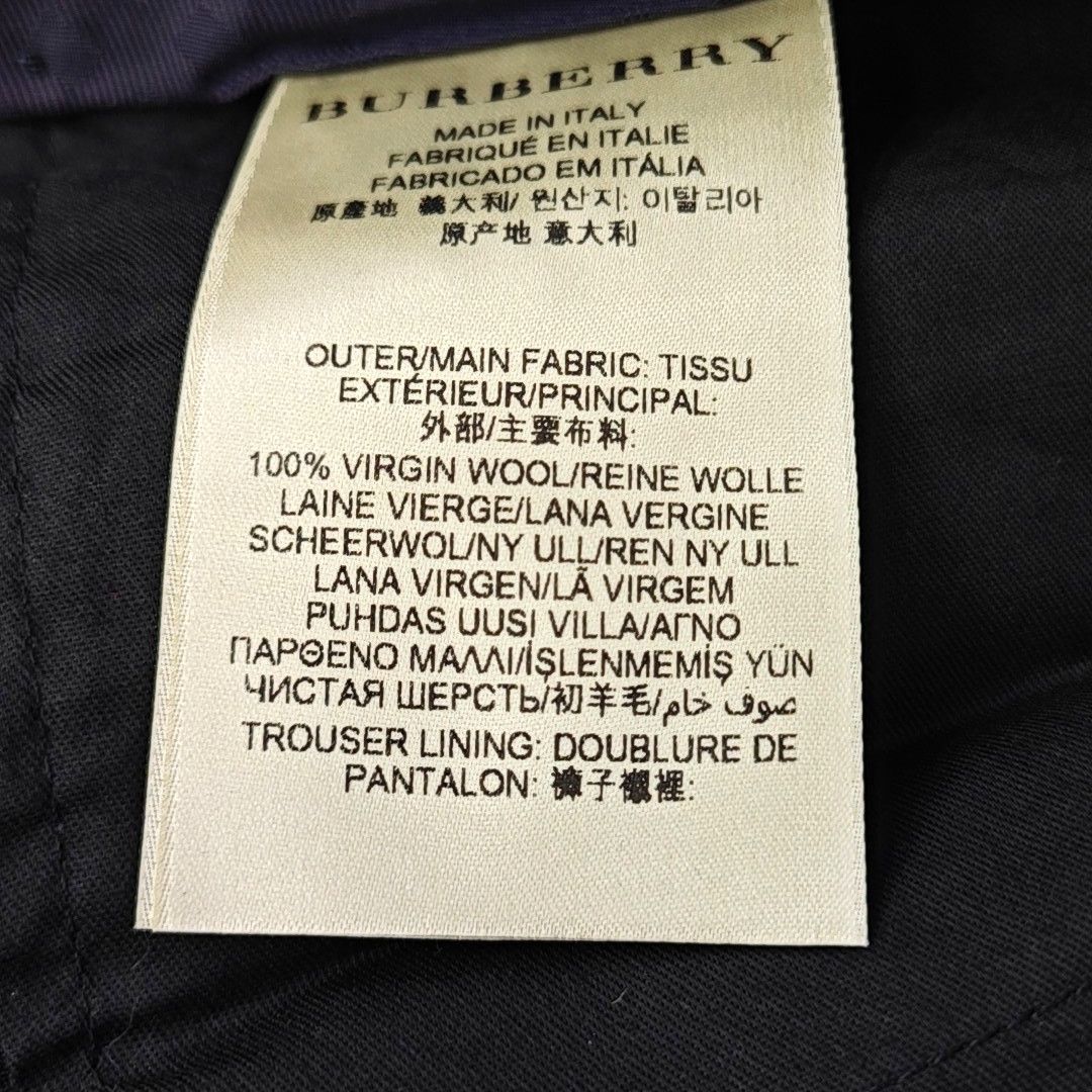 Burberry Burberry London Wool Casual Pants Size 42 Size US 42 / EU 58 - 4 Thumbnail
