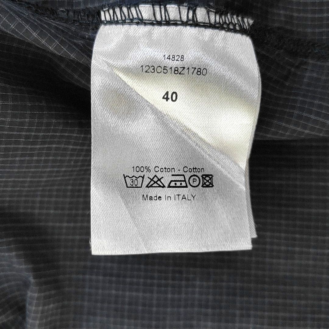 Dior Dior Homme Micro-Grid Cotton Zip Light Jacket 40 Size US XXS / EU 40 - 4 Thumbnail