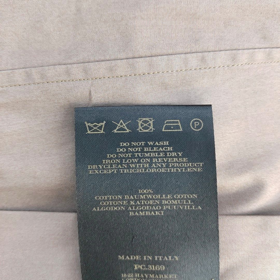 Burberry Burberry Pleated Detail Long Sleeve Shirt Size S Size US S / EU 44-46 / 1 - 4 Thumbnail