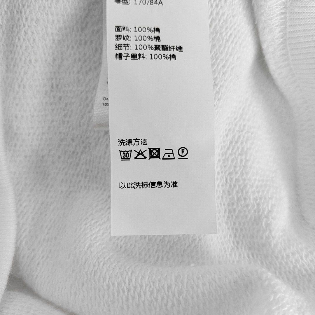 Lanvin Lanvin White Cotton Logo Hoodie S Size US S / EU 44-46 / 1 - 4 Thumbnail