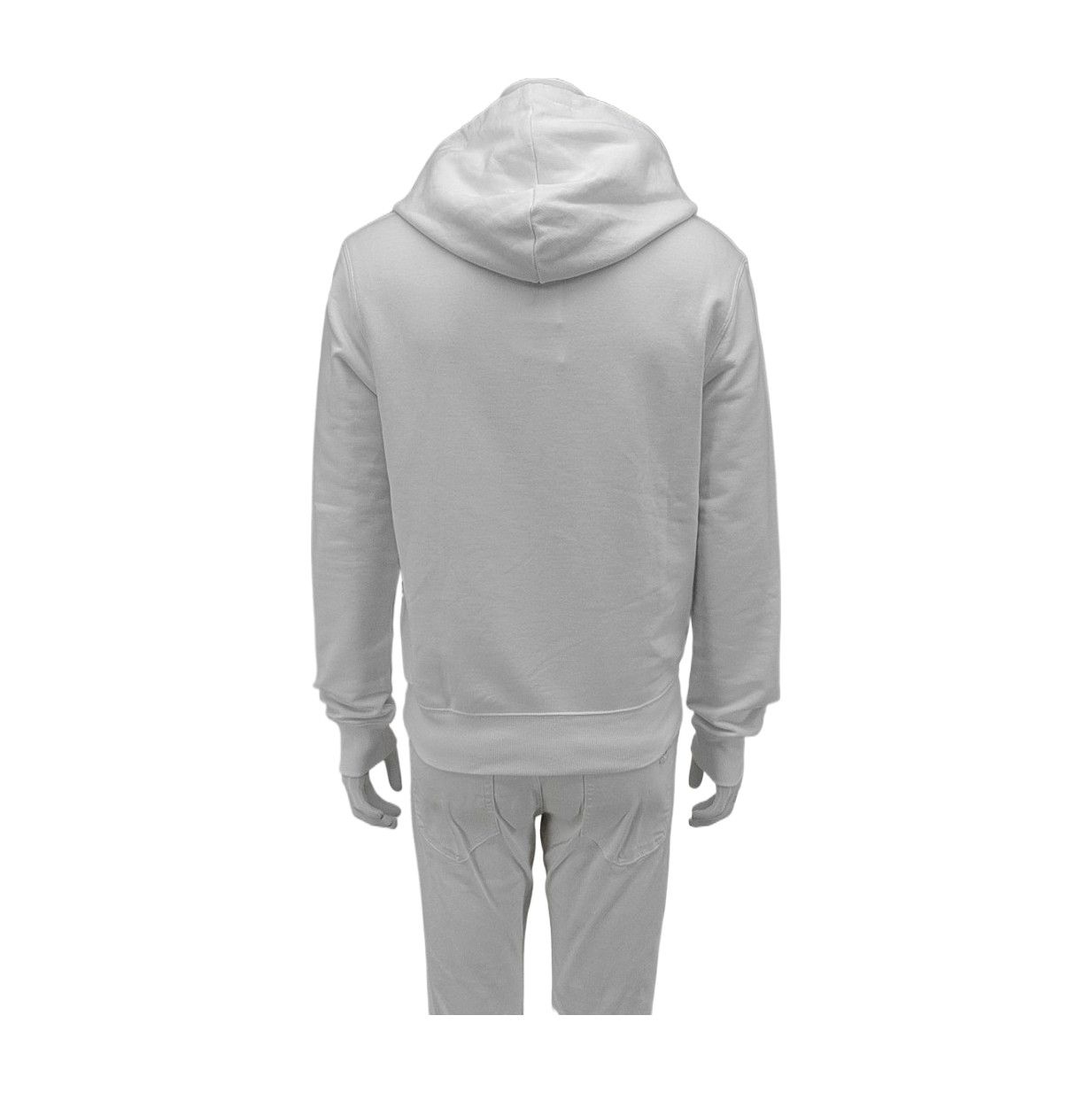 Lanvin Lanvin White Cotton Logo Hoodie S Size US S / EU 44-46 / 1 - 3 Thumbnail