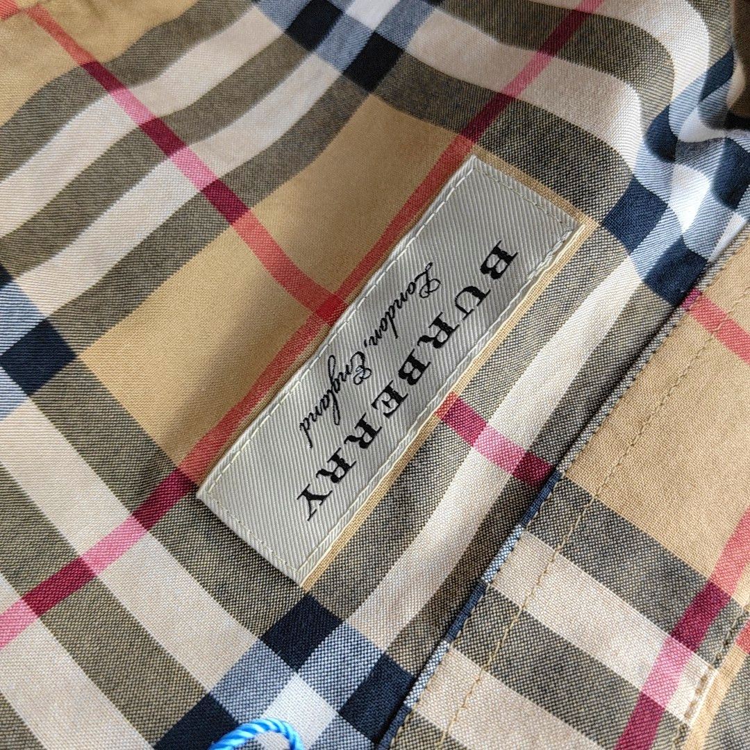 Burberry Burberry Check Long Sleeve Cotton Shirt L Size US L / EU 52-54 / 3 - 7 Thumbnail