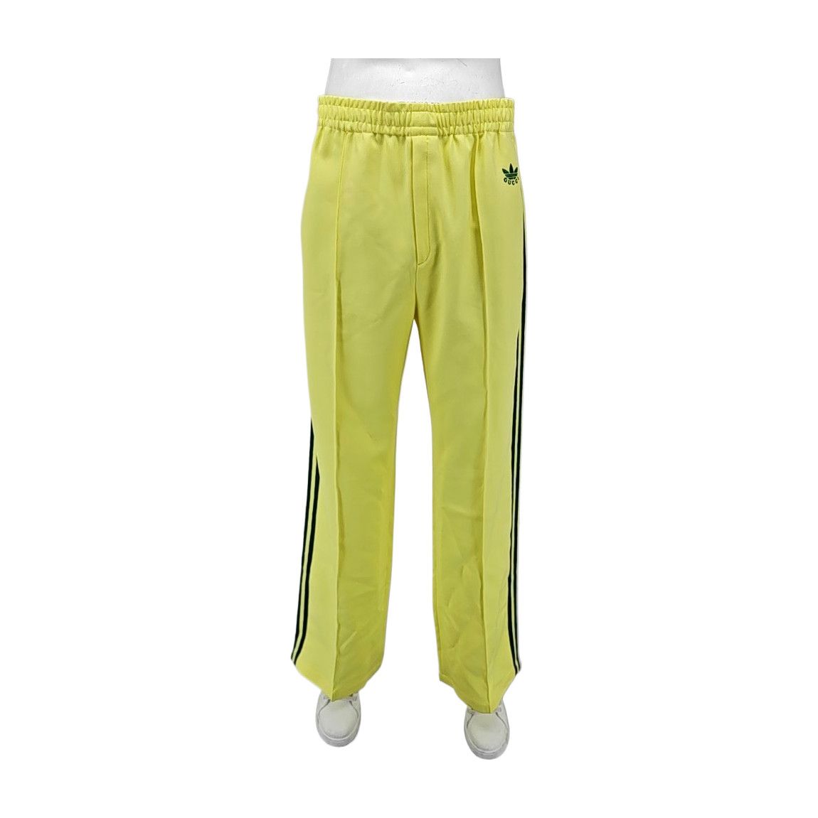 Gucci Gucci x Adidas Yellow Striped Casual Pants Size 34 Size US 34 / EU 50 - 2 Thumbnail