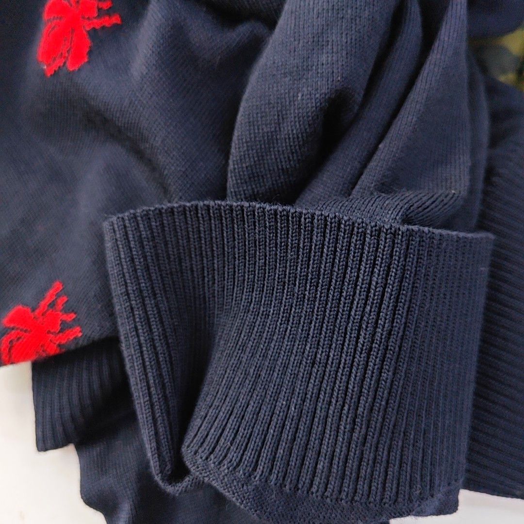 Gucci Gucci Bee Embroidery Wool Sweater XL Size US XL / EU 56 / 4 - 6 Thumbnail
