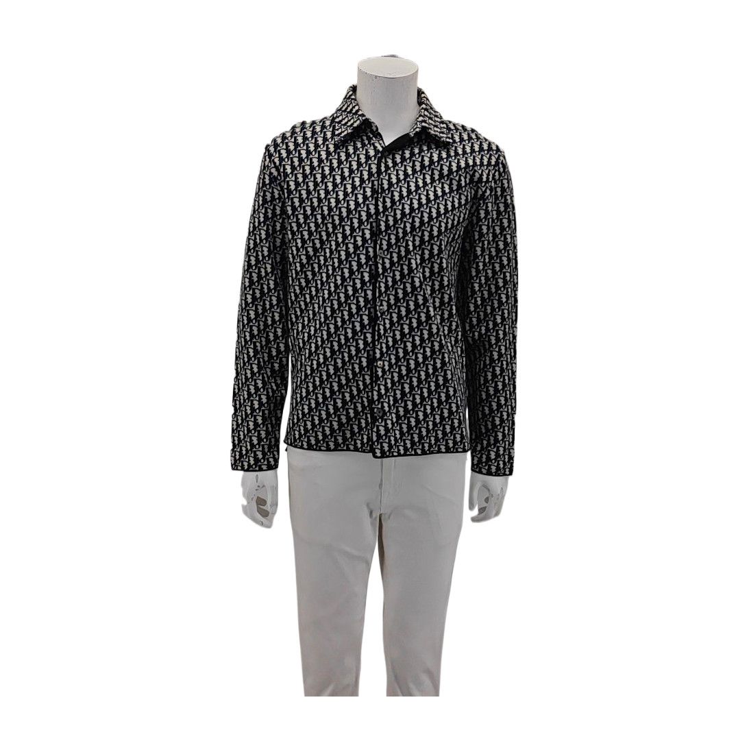 Dior Dior Homme Oblique Monogram Cotton Shirt M Size US M / EU 48-50 / 2 - 2 Thumbnail