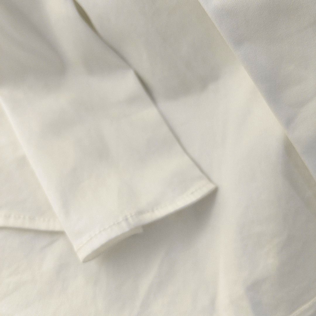 Dior Dior White Cotton Blend Button Up Shirt 41 Size US L / EU 52-54 / 3 - 6 Thumbnail