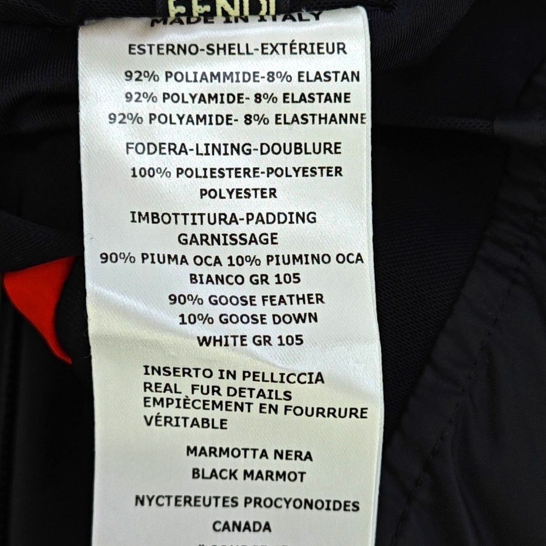 Fendi Fendi Bag Bugs Down Puffer Jacket Size 46 Size US S / EU 44-46 / 1 - 3 Thumbnail