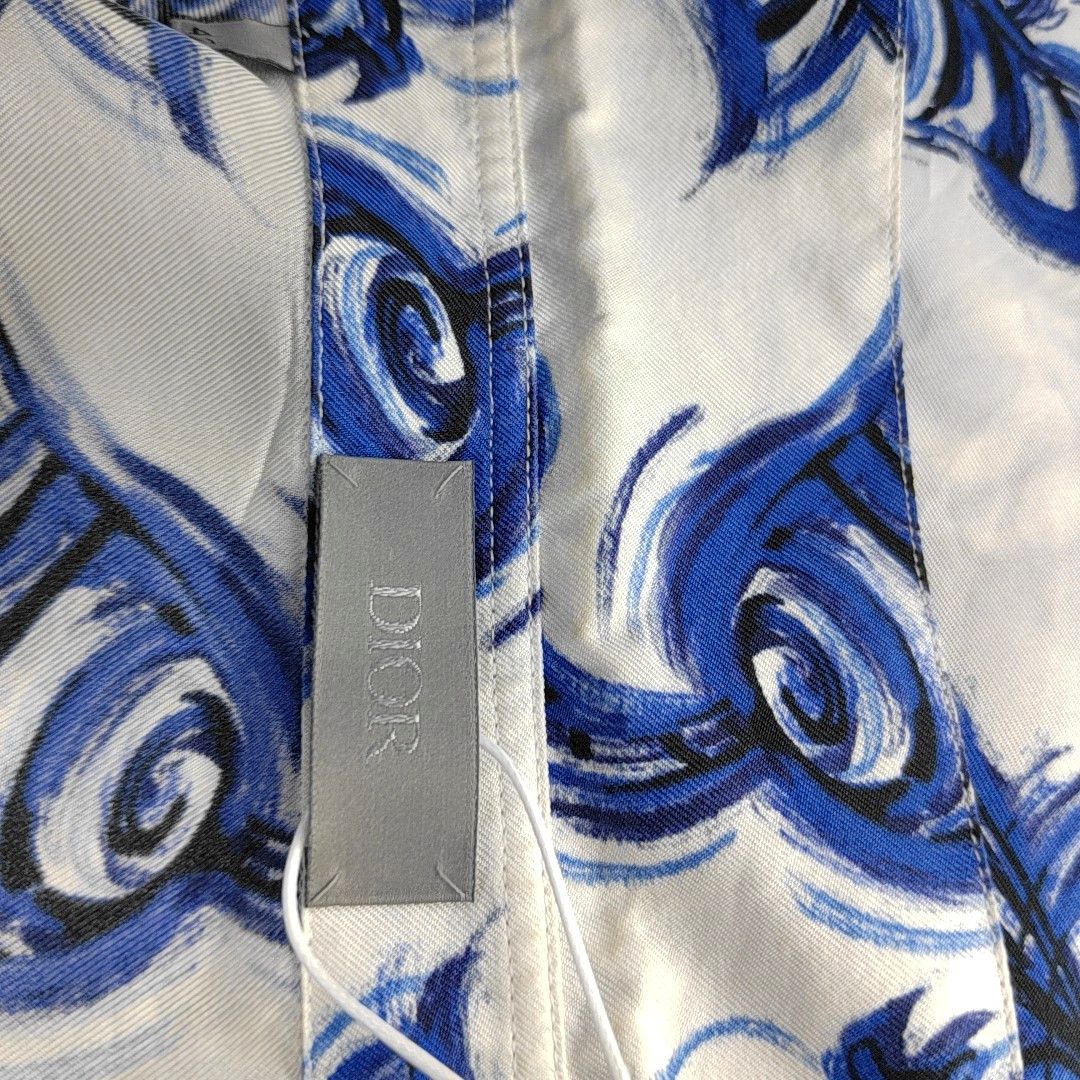 Dior Dior Homme Tiger Print Silk Shirt Size 42 Size US XS / EU 42 / 0 - 6 Thumbnail