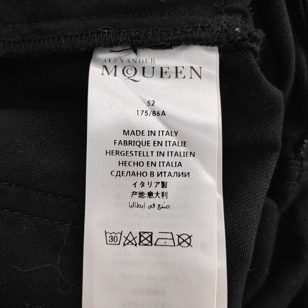 Alexander McQueen Alexander McQueen Black Cotton Denim Jeans Size 52 Size US 36 / EU 52 - 5 Thumbnail