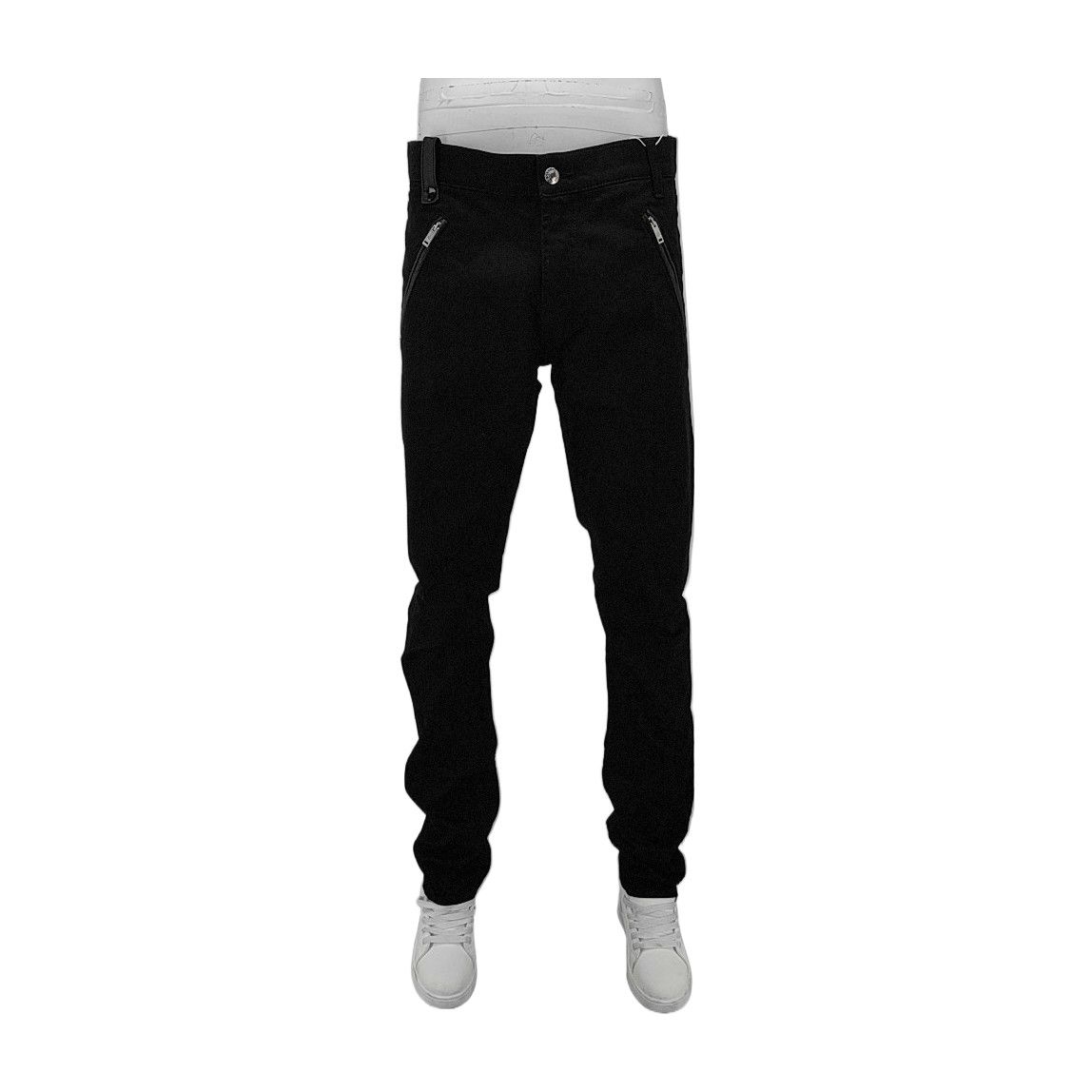 Alexander McQueen Alexander McQueen Black Cotton Denim Jeans Size 52 Size US 36 / EU 52 - 2 Thumbnail
