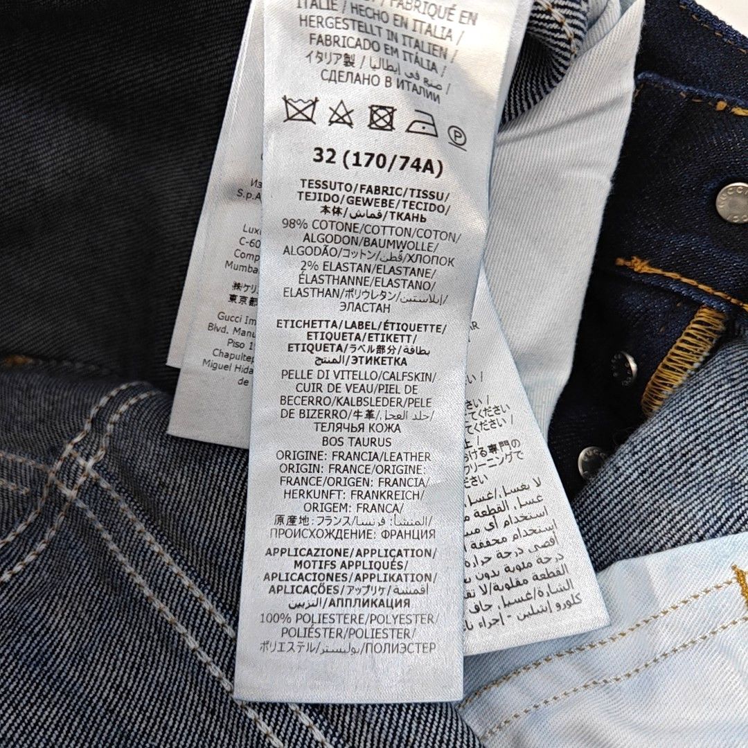 Gucci Gucci Dark Wash Denim Jeans Size 32 Size US 32 / EU 48 - 4 Thumbnail