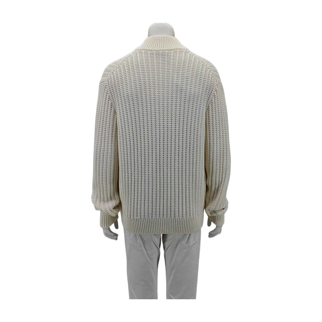 Loro Piana Loro Piana Ribbed Knit Zip Up Cardigan Size M Size US M / EU 48-50 / 2 - 3 Thumbnail