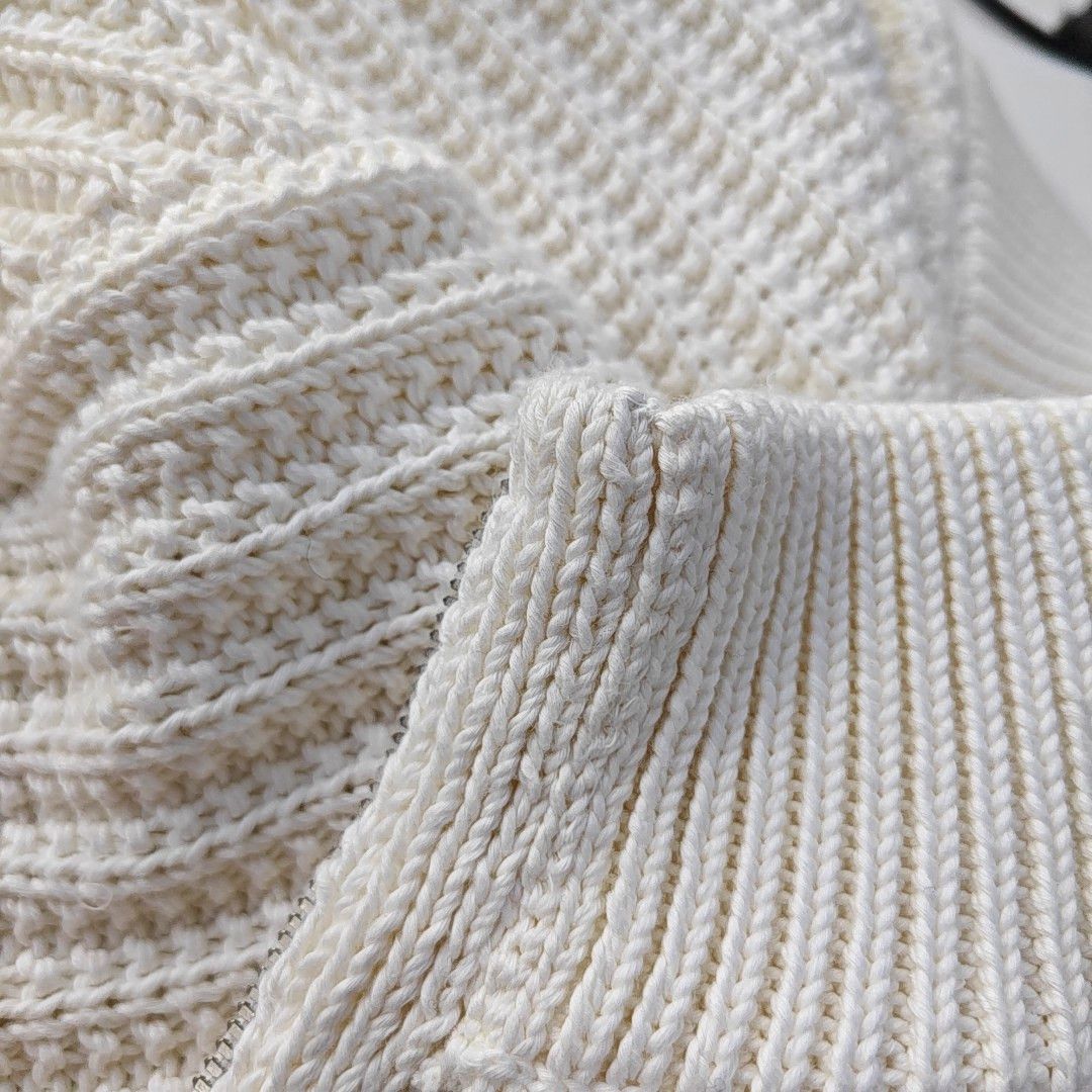 Loro Piana Loro Piana Ribbed Knit Zip Up Cardigan Size M Size US M / EU 48-50 / 2 - 8 Thumbnail