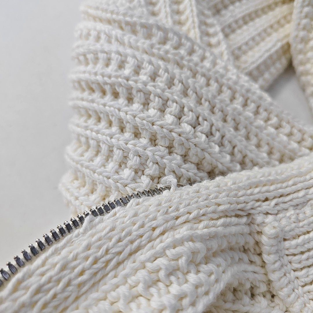 Loro Piana Loro Piana Ribbed Knit Zip Up Cardigan Size M Size US M / EU 48-50 / 2 - 7 Thumbnail