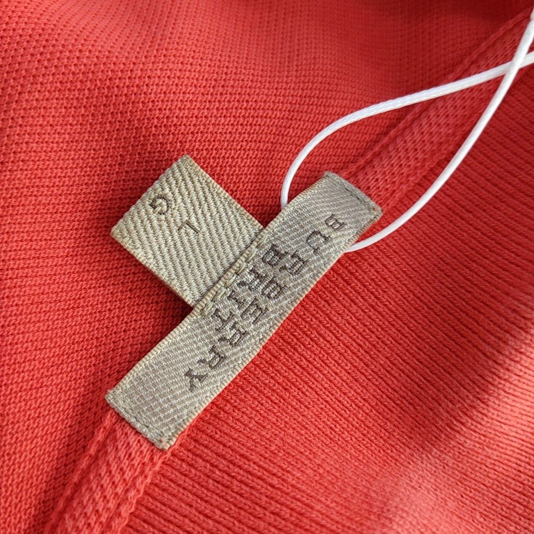 Burberry Burberry Brit Orange Cotton Polo Shirt L Size US L / EU 52-54 / 3 - 6 Thumbnail