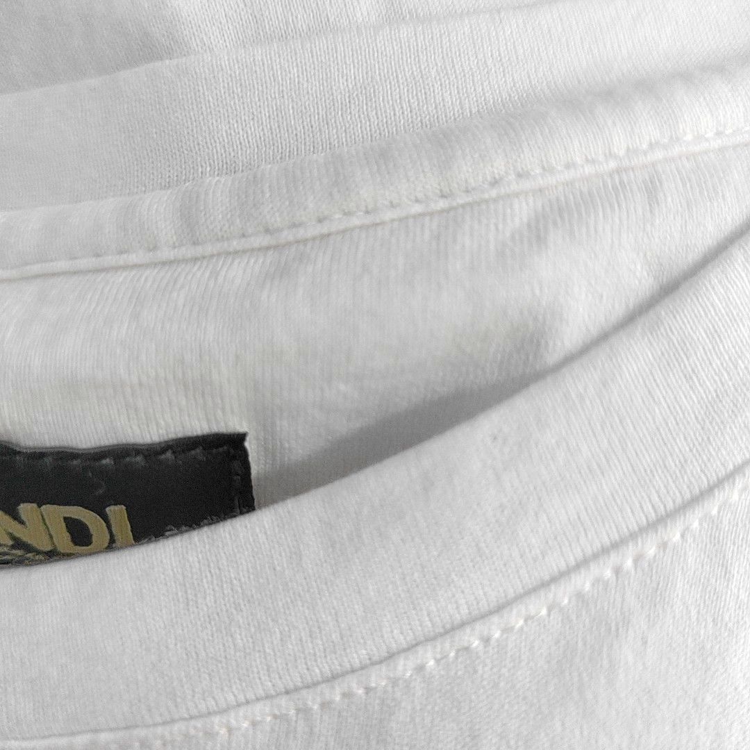 Fendi Fendi Logo Patch Cotton T-Shirt Size S Size US S / EU 44-46 / 1 - 5 Thumbnail