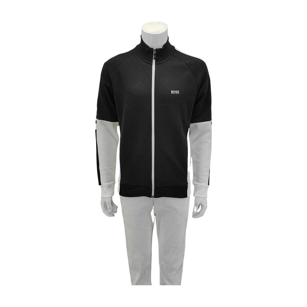 Hugo Boss Hugo Boss Two-Tone Zip-Up Track Jacket M Size US M / EU 48-50 / 2 - 2 Thumbnail