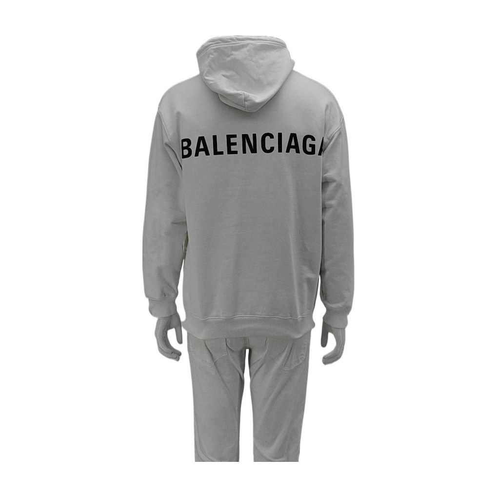 Balenciaga Balenciaga Back Logo Hoodie White Size S Size US S / EU 44-46 / 1 - 3 Thumbnail