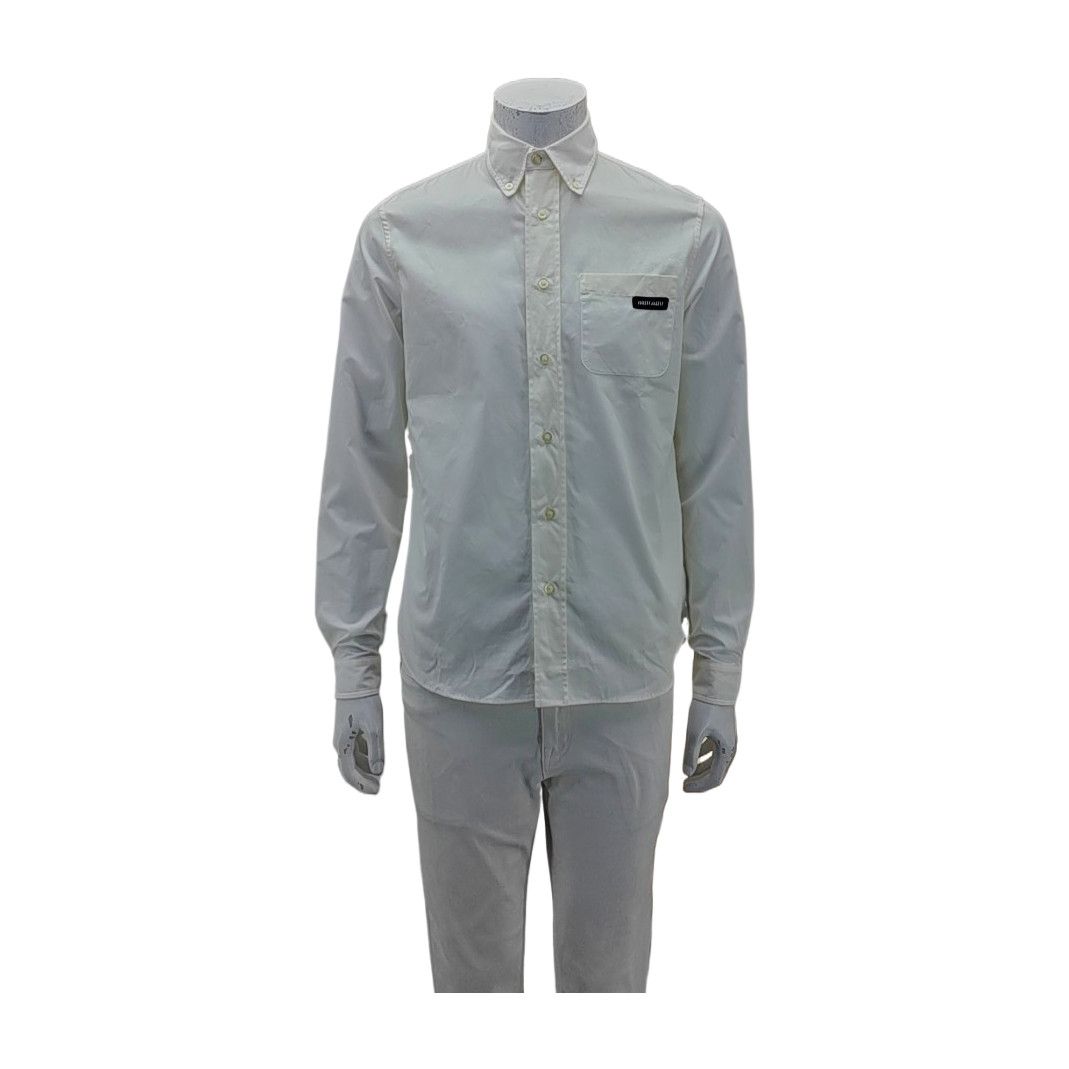 Miu Miu Miu Miu Cotton Button Down Shirt 37 Size US S / EU 44-46 / 1 - 2 Thumbnail