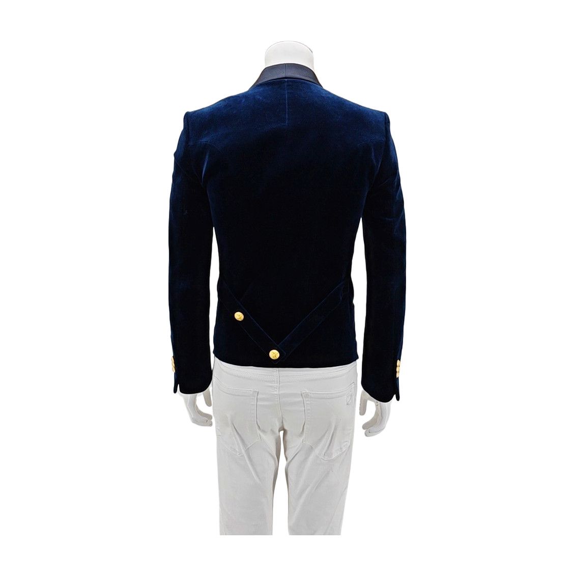 Balmain Balmain Velvet Crest Tuxedo Blazer 36R Size 36R - 3 Thumbnail