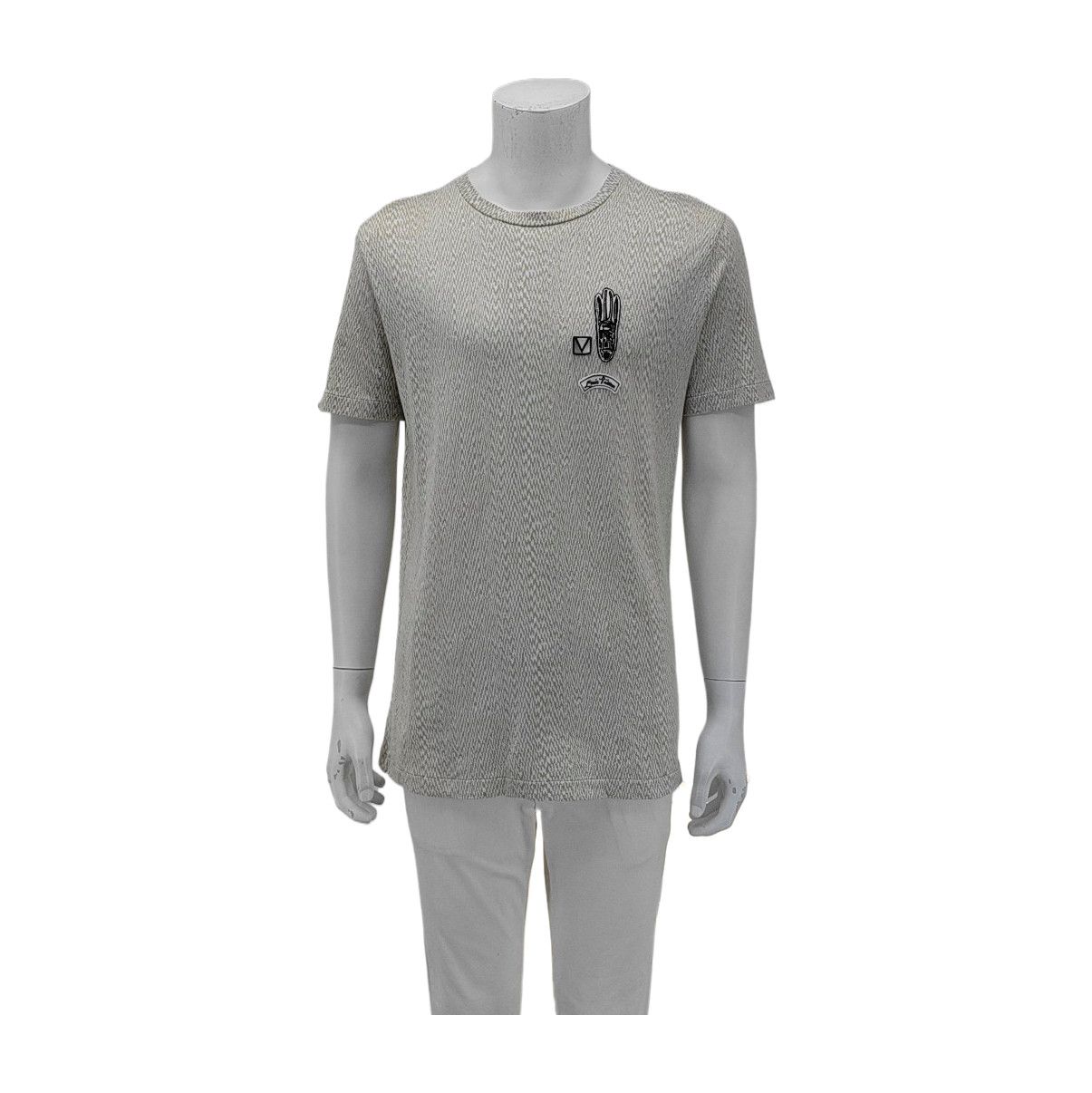 Louis Vuitton Louis Vuitton Textured T-Shirt Size XL Size US XL / EU 56 / 4 - 2 Thumbnail