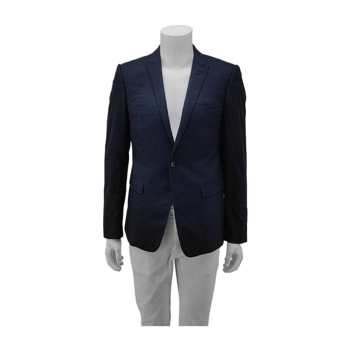 Emporio Armani Emporio Armani Navy Wool Blazer 40R Size 40R - 2 Thumbnail